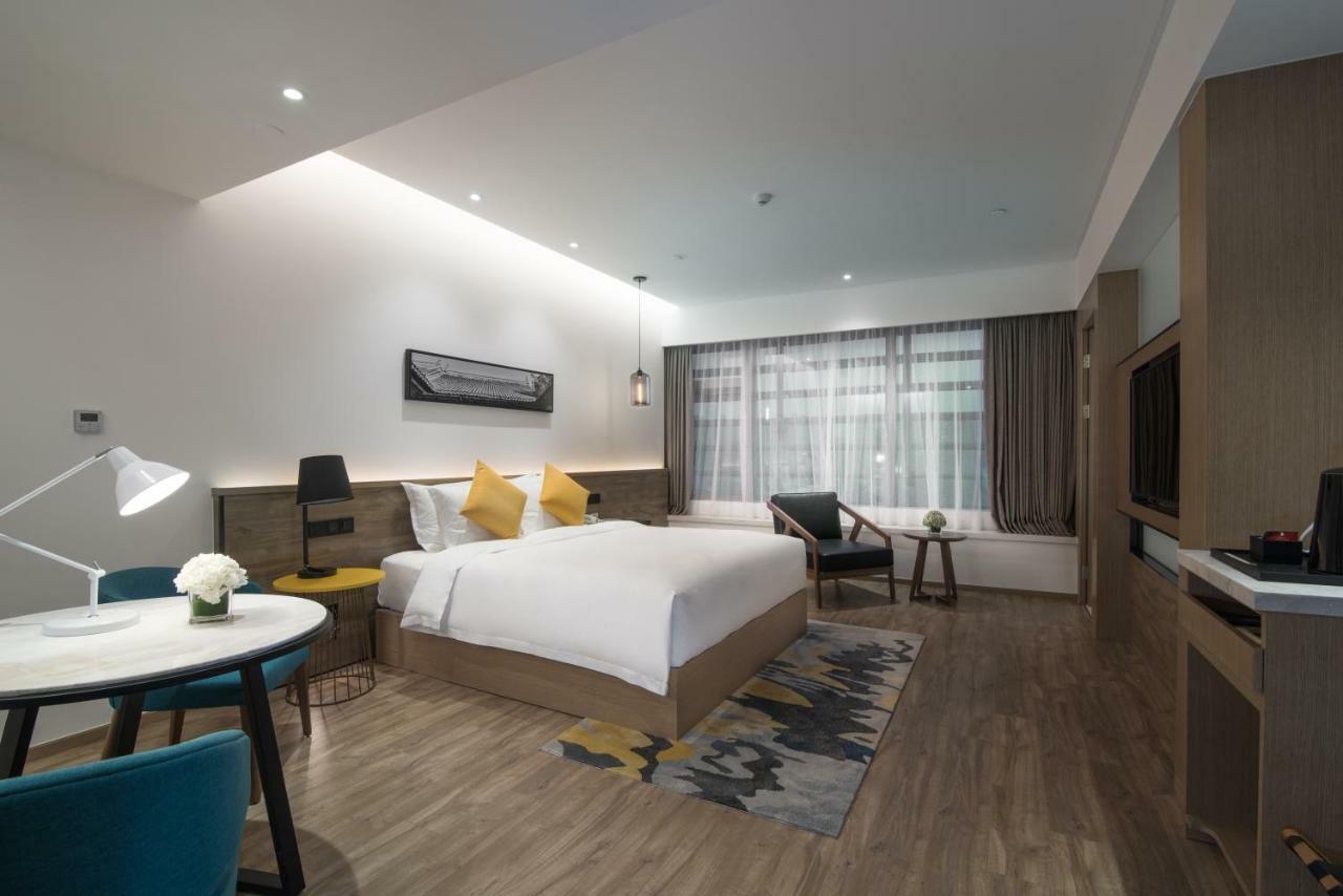 Auraya By Suning Nanjing Hexi Hotel Shangxinhe ภายนอก รูปภาพ
