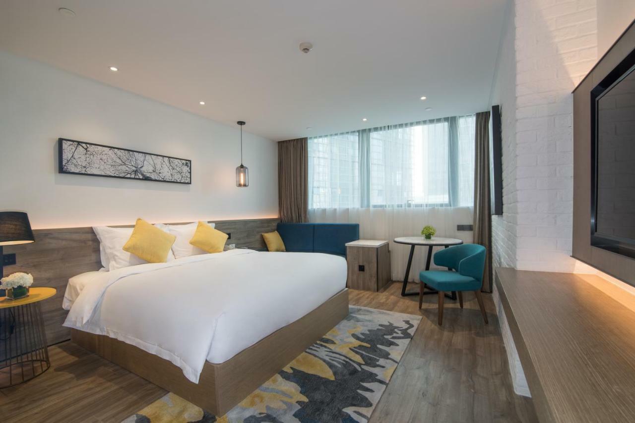Auraya By Suning Nanjing Hexi Hotel Shangxinhe ภายนอก รูปภาพ