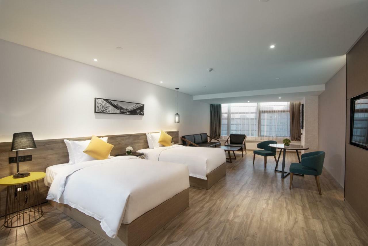 Auraya By Suning Nanjing Hexi Hotel Shangxinhe ภายนอก รูปภาพ